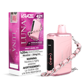 FRUIT JEWEL ICE KRAZE LUNA 42K DISPOSABLE VAPE : featuring 42000 Puffs, 20mL e-liquid, adjustable airflow, 2-in-1 Airflow & Mode Switch & Type-C Charging.